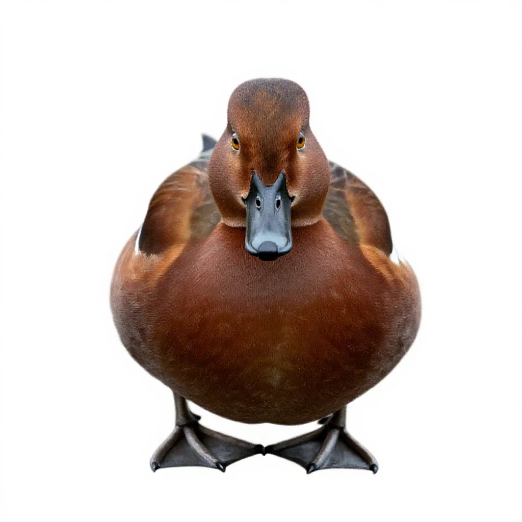 Ruddy duck isolated on a white background
