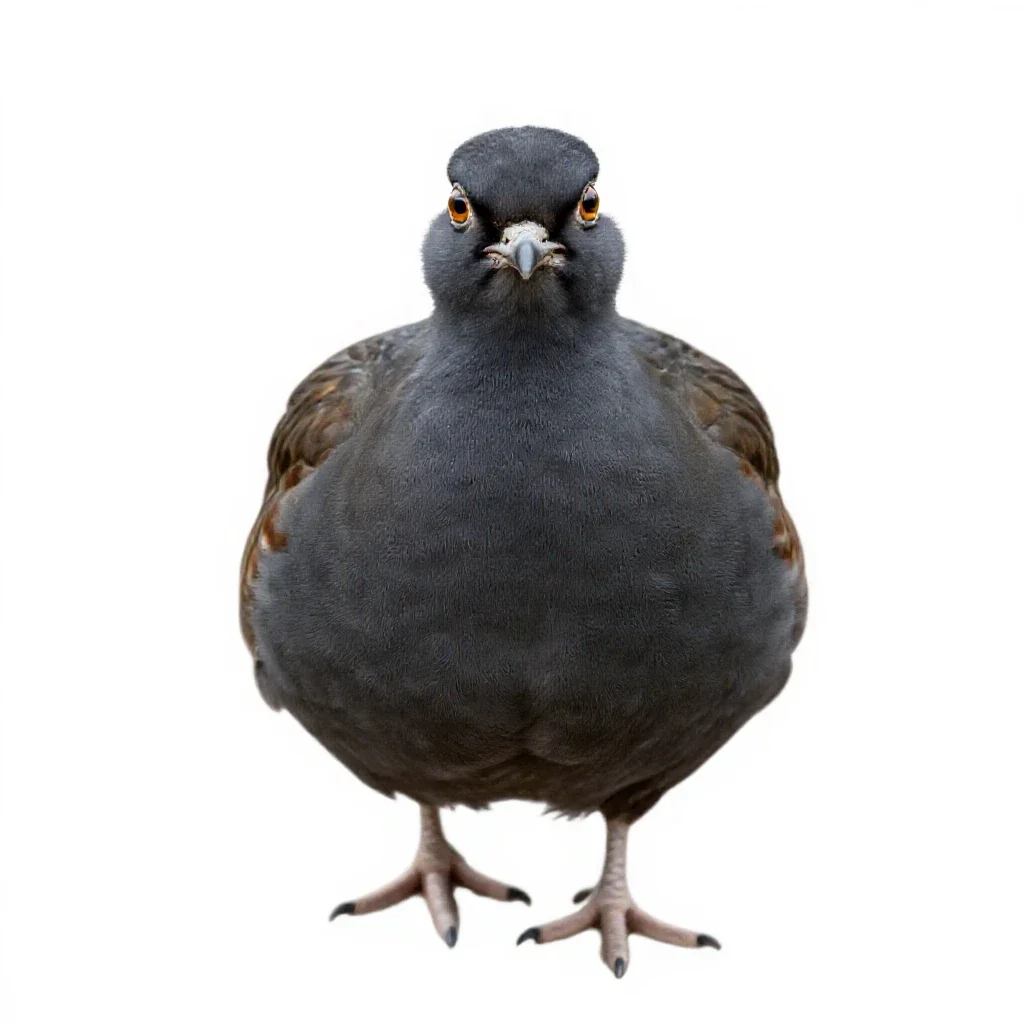 Sandgrouse isolated on a white background