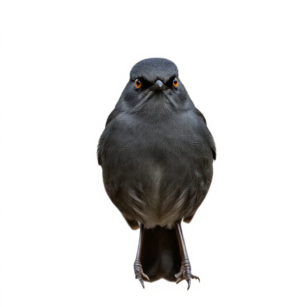 Scrubbird isolated on a white background
