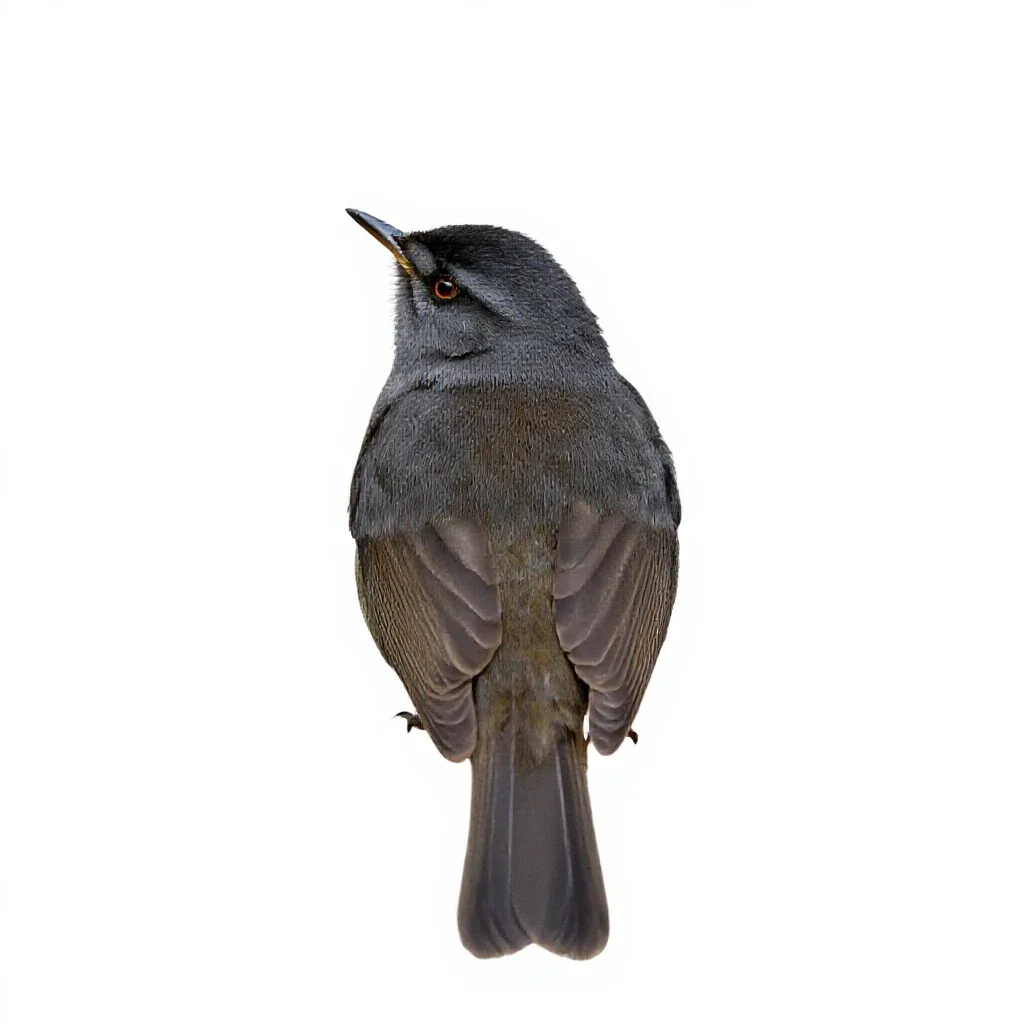 Sedge warbler isolated on a white background