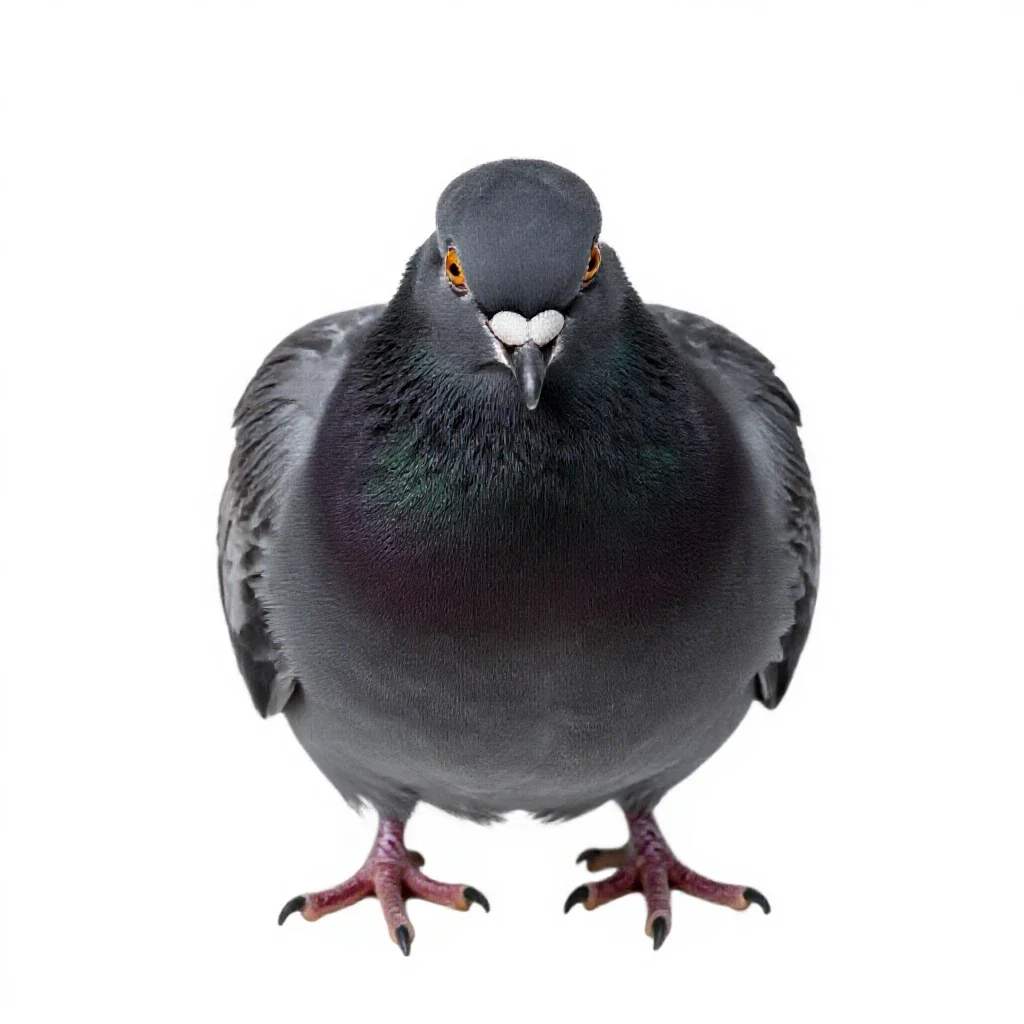Squab isolated on a white background