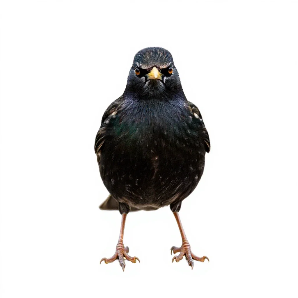 Starling isolated on a white background