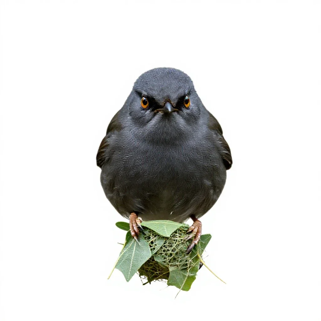 Tailorbird isolated on a white background