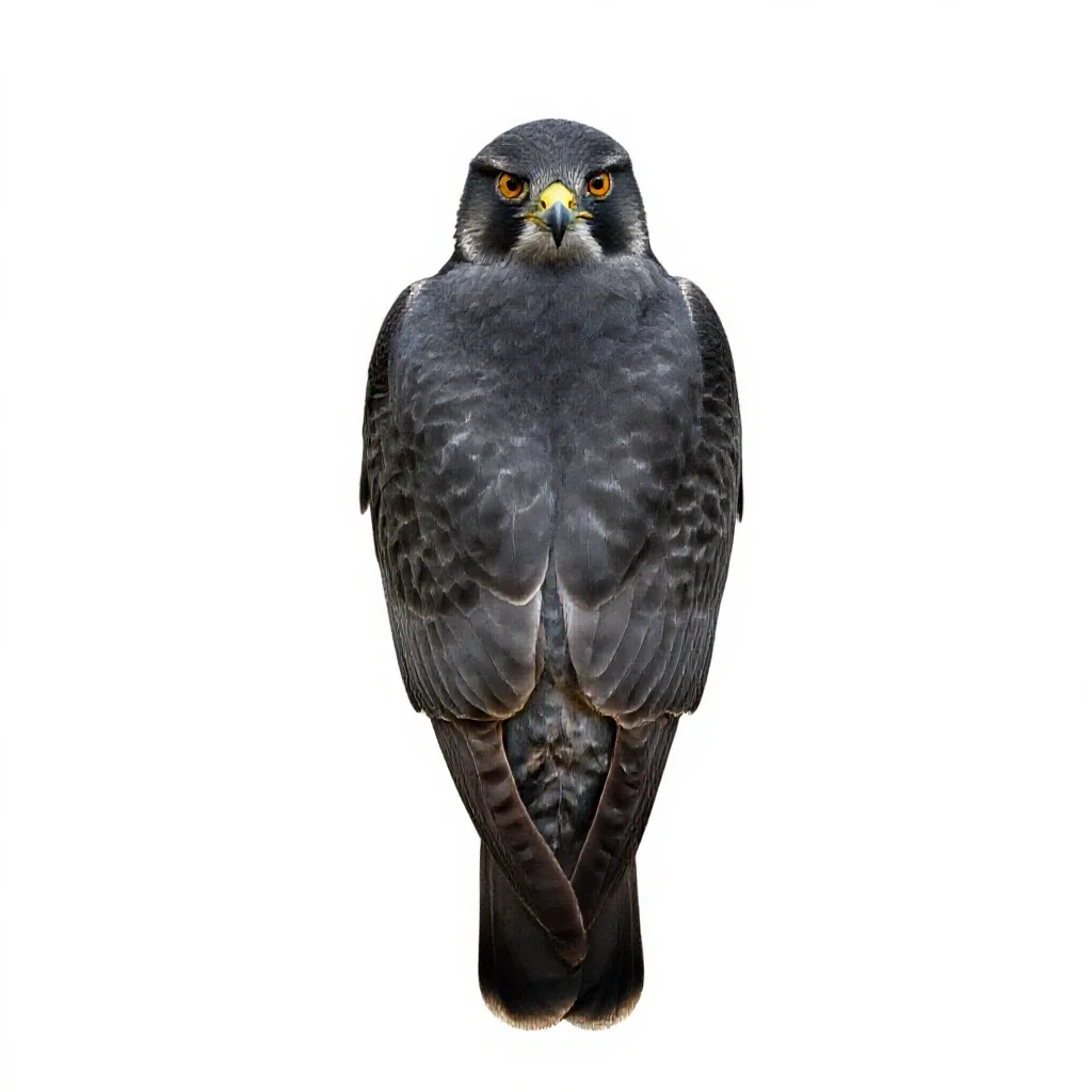 Tiercel isolated on a white background