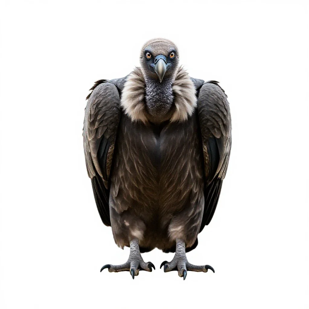 Vulture isolated on a white background