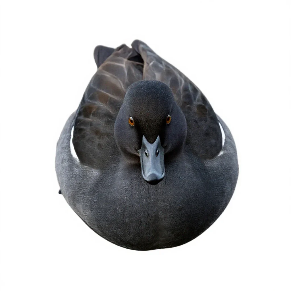 Waterfowl isolated on a white background