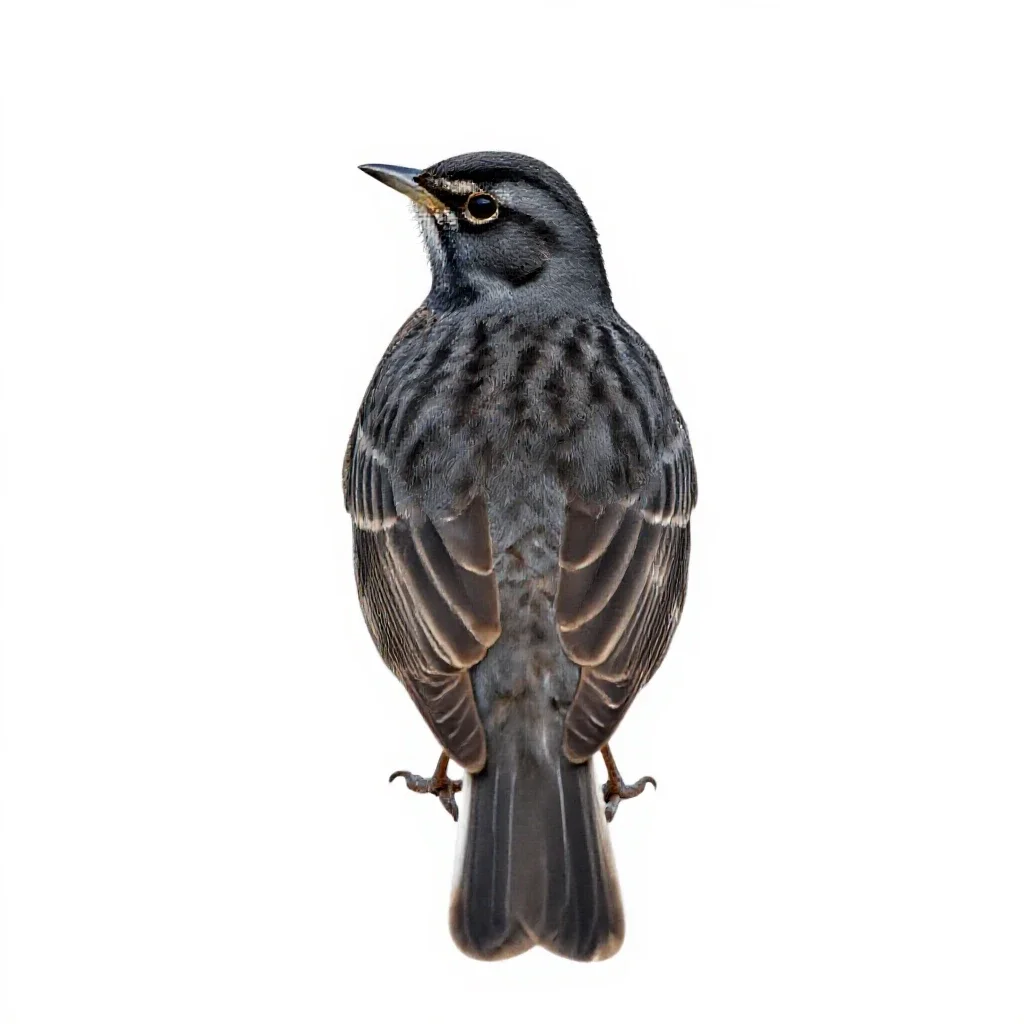 Western meadowlark isolated on a white background