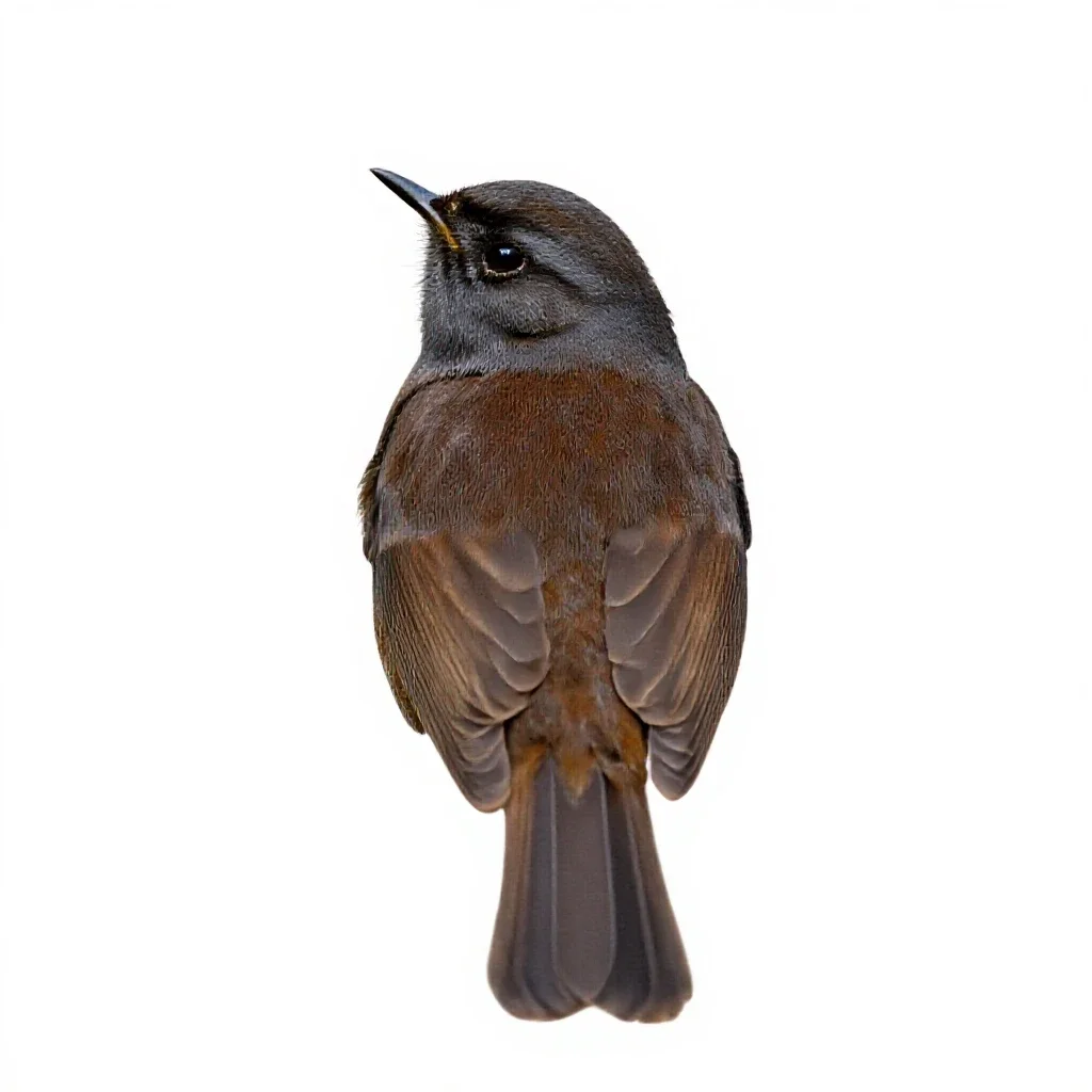 Whinchat isolated on a white background