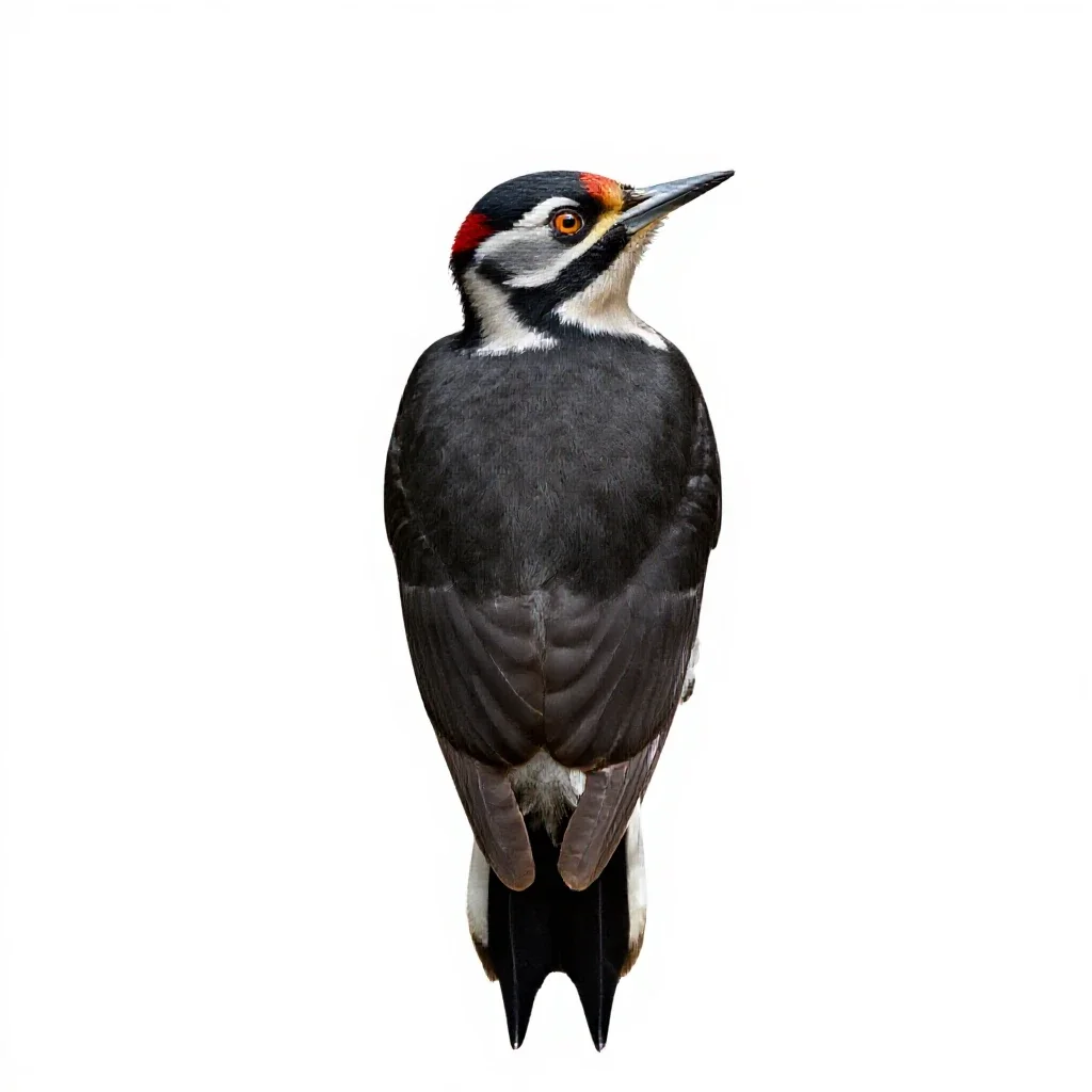 Woodpecker isolated on a white background