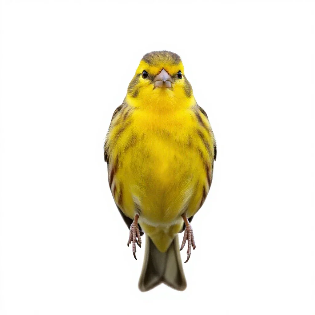 Yellowhammer isolated on a white background