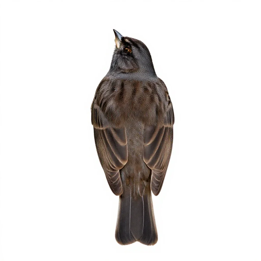 Ortolan isolated on a white background