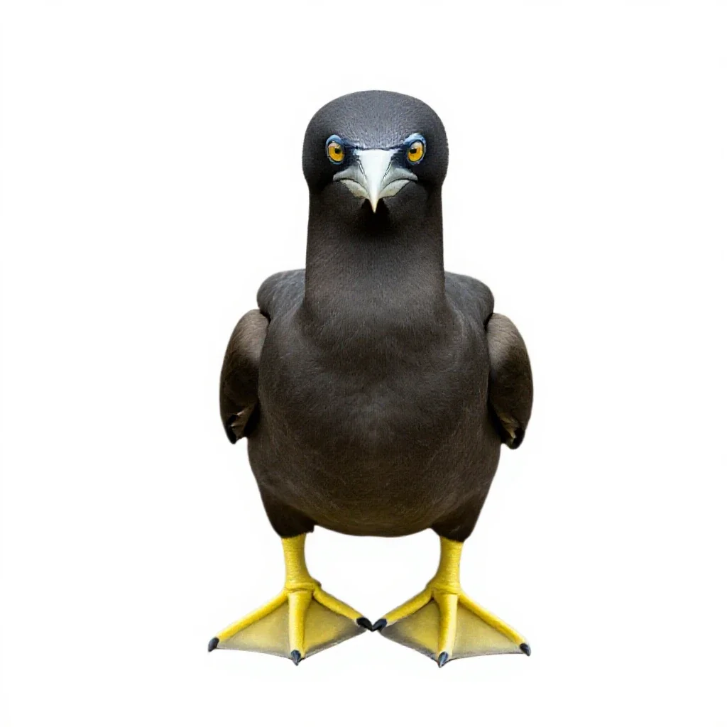 Booby isolated on a white background