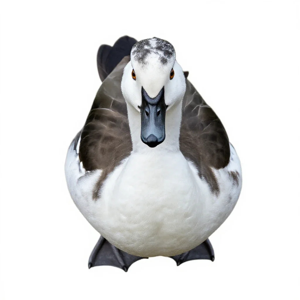 Coscoroba isolated on a white background