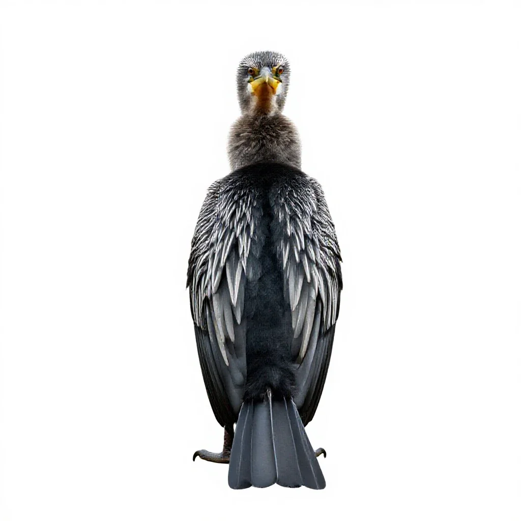 Crocodile bird isolated on a white background