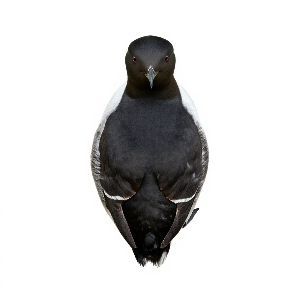 Great auk isolated on a white background