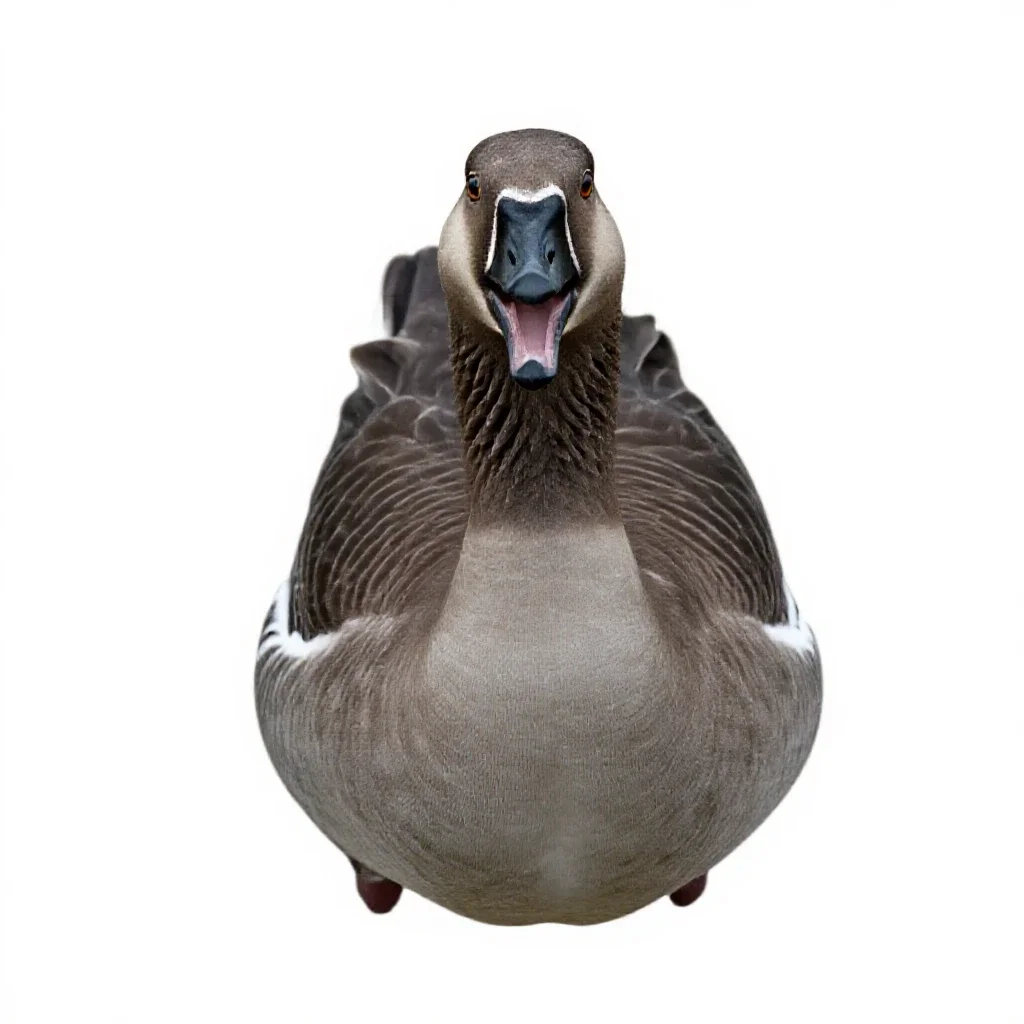 Honker isolated on a white background