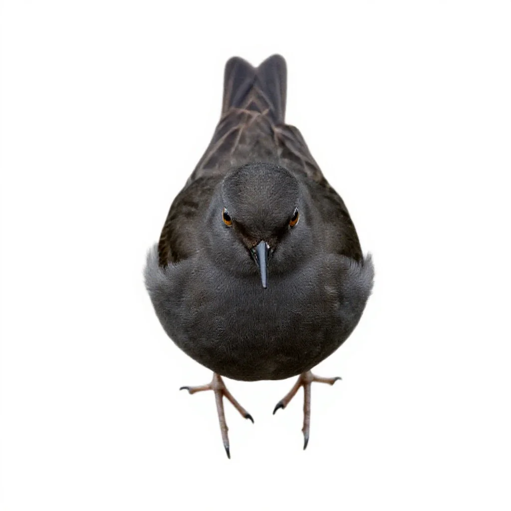 Least sandpiper isolated on a white background