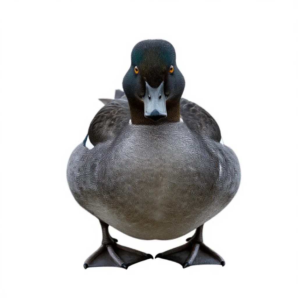 Merganser isolated on a white background