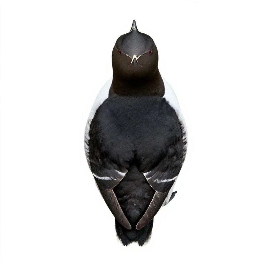 Murre isolated on a white background