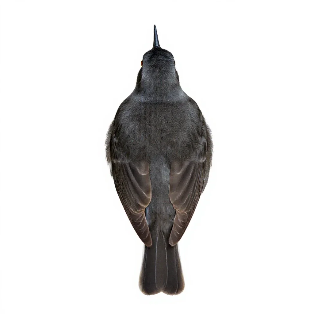 Northern phalarope isolated on a white background