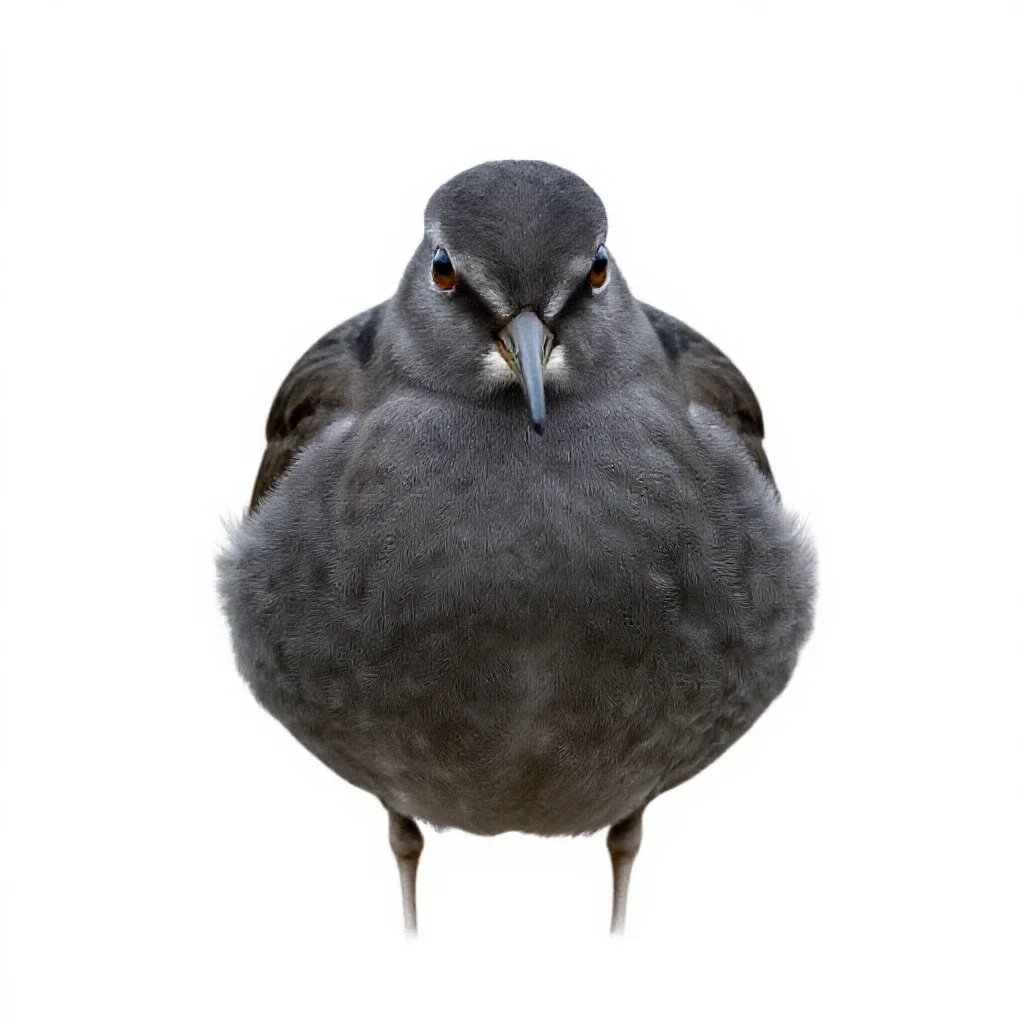 Pectoral sandpiper isolated on a white background