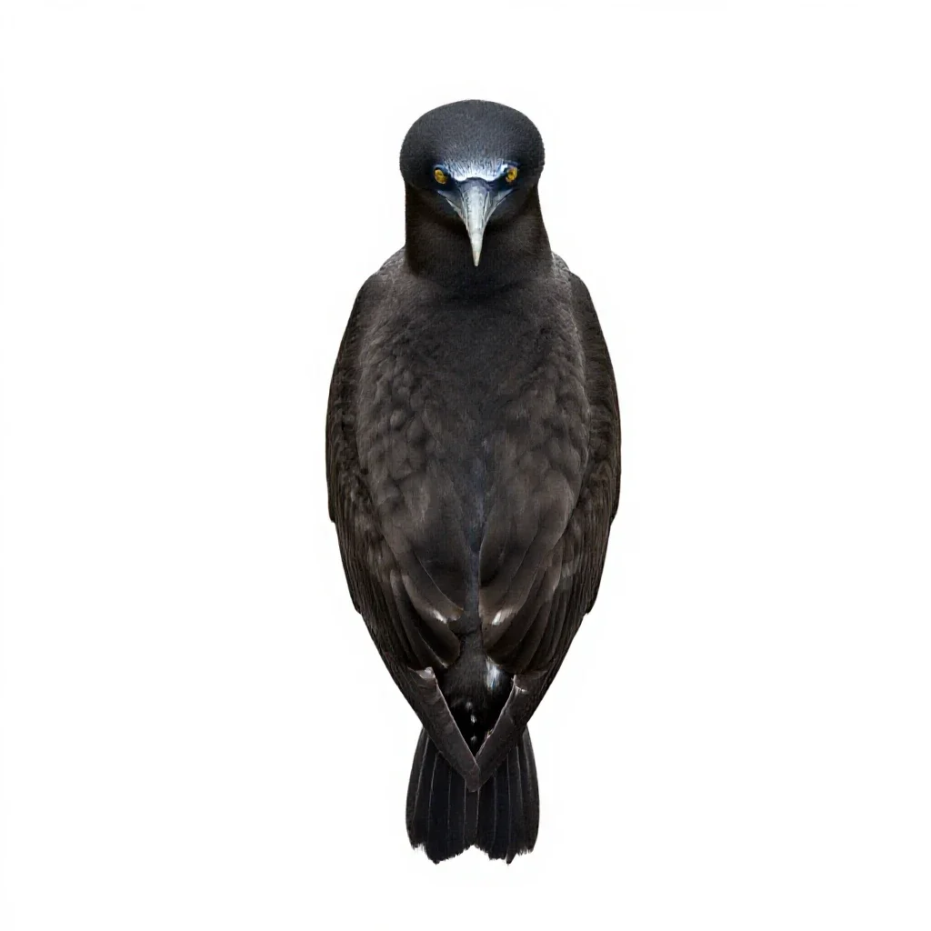 Pelagic bird isolated on a white background