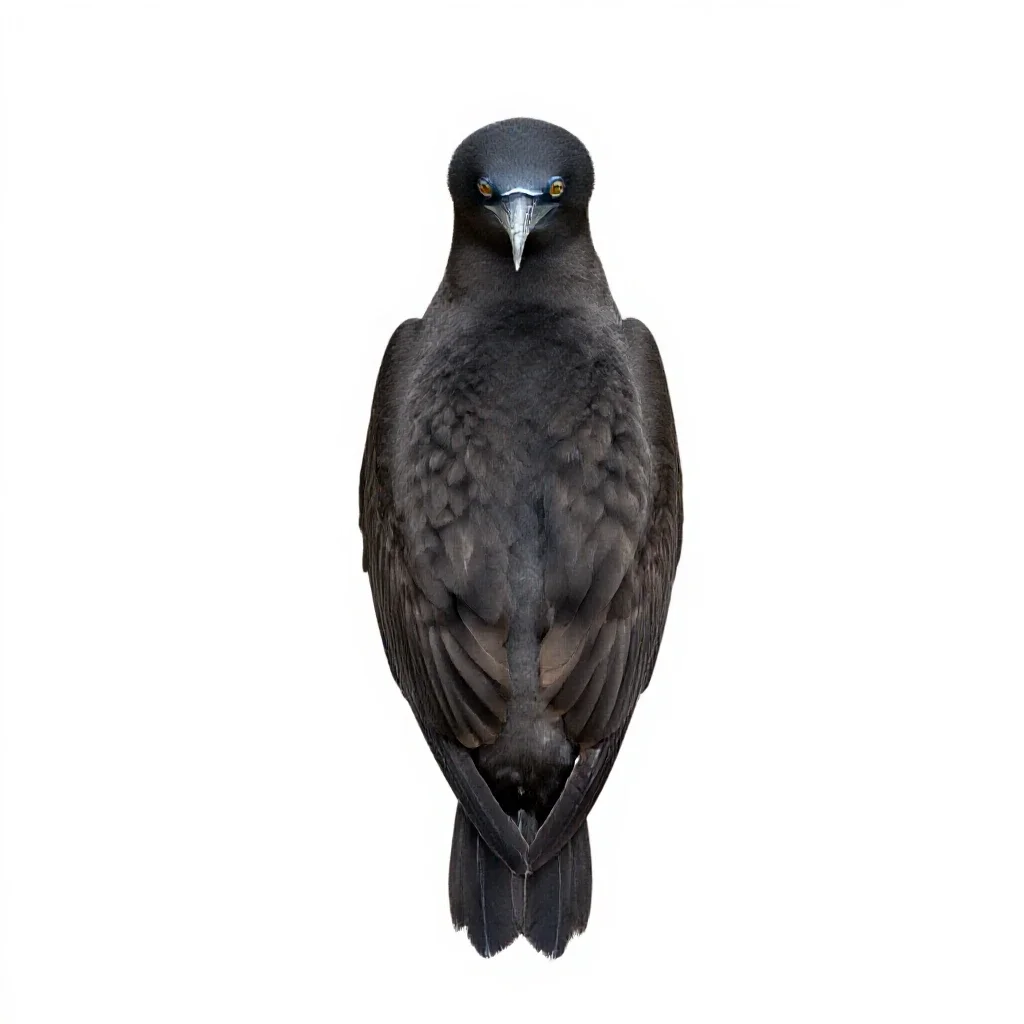 Procellariiform seabird isolated on a white background
