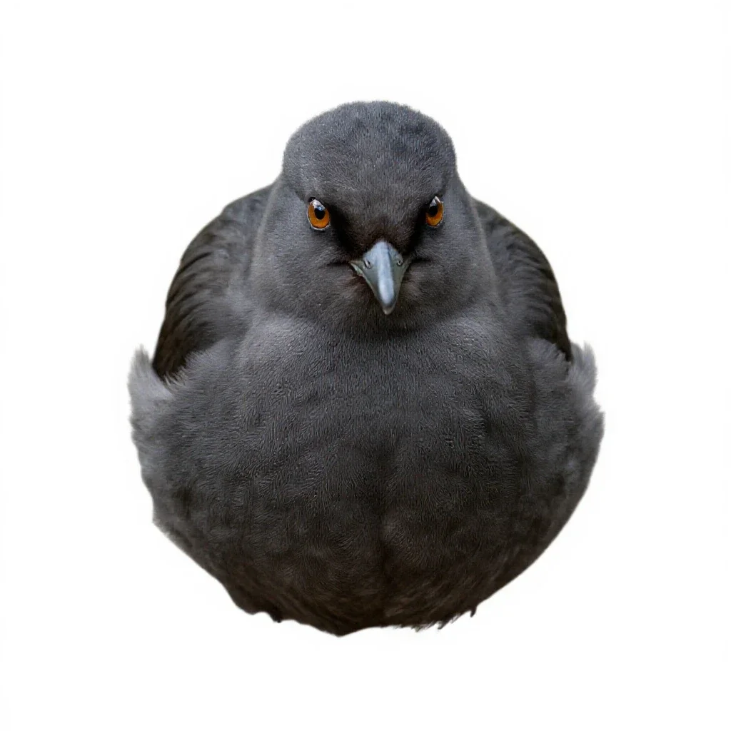 Reeve isolated on a white background