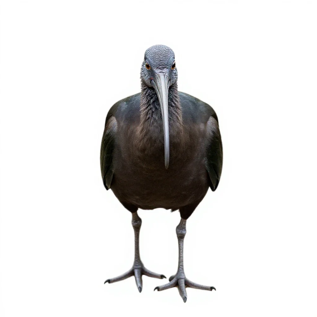 Sacred ibis isolated on a white background