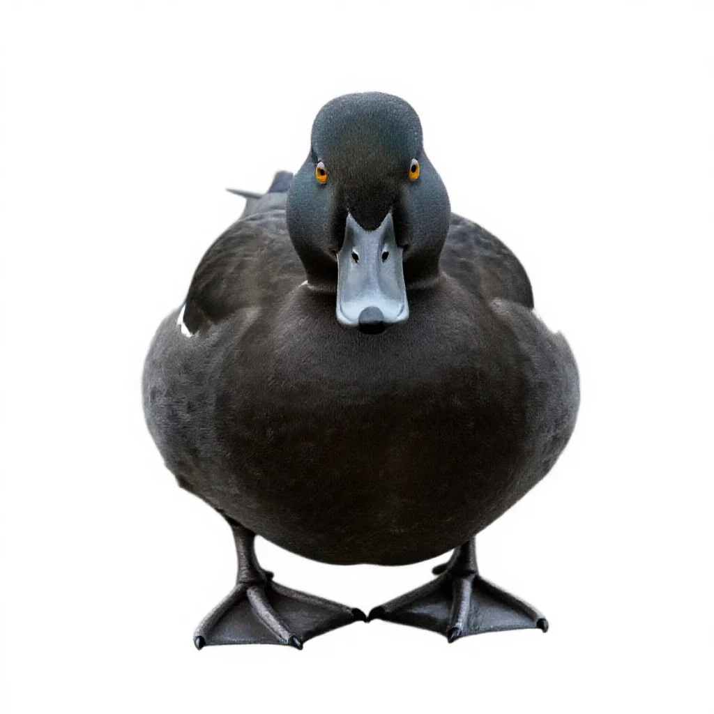 Scoter isolated on a white background