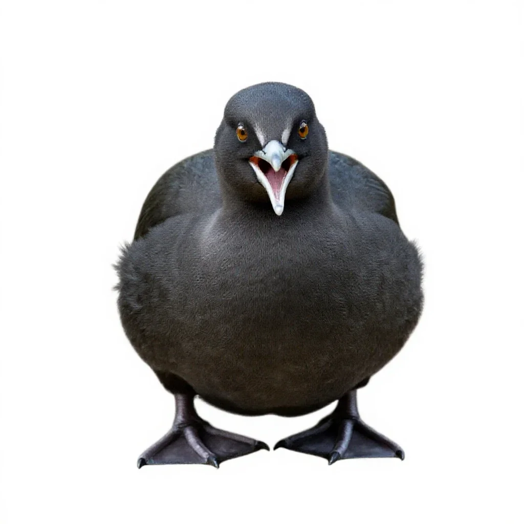 Screamer isolated on a white background