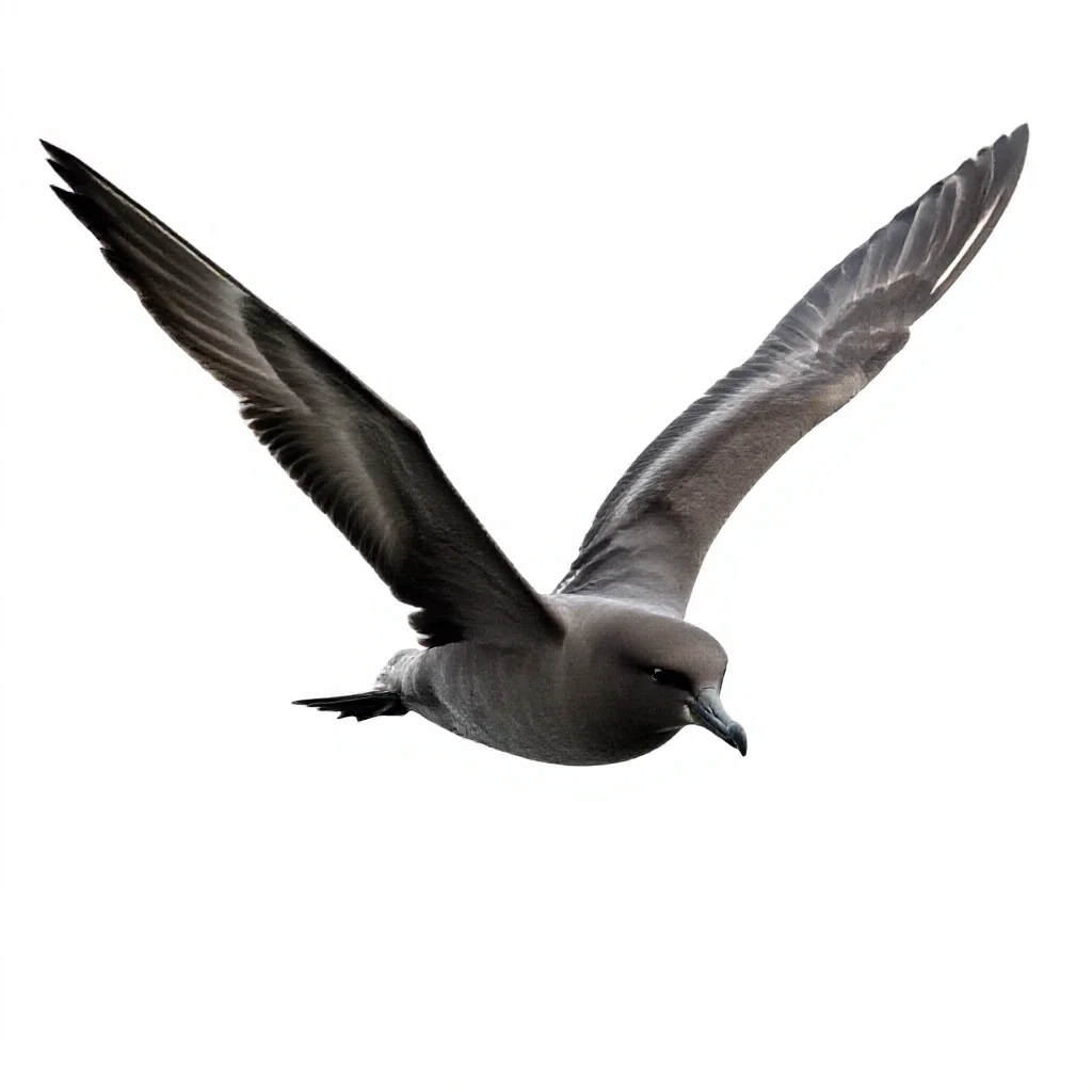 Shearwater isolated on a white background