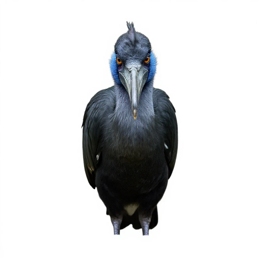 Shoebill isolated on a white background