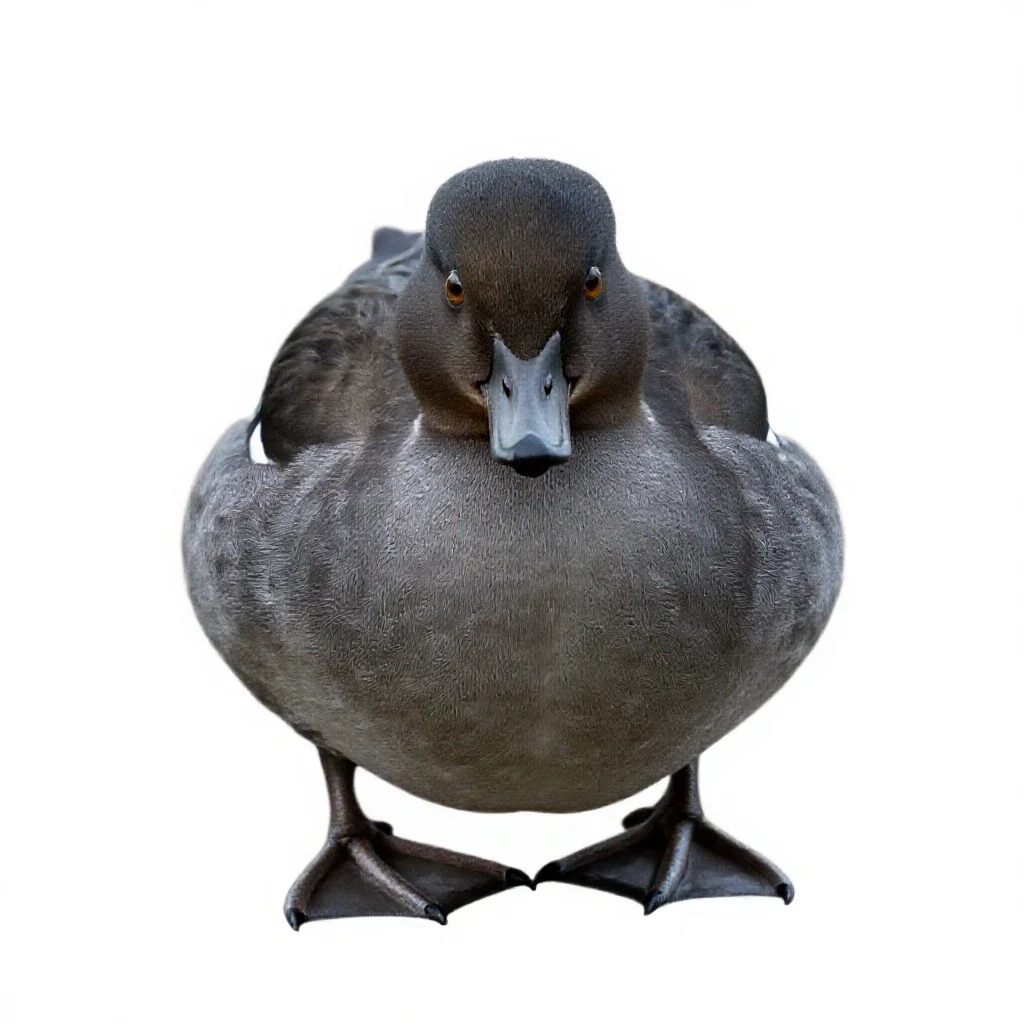 Smew isolated on a white background