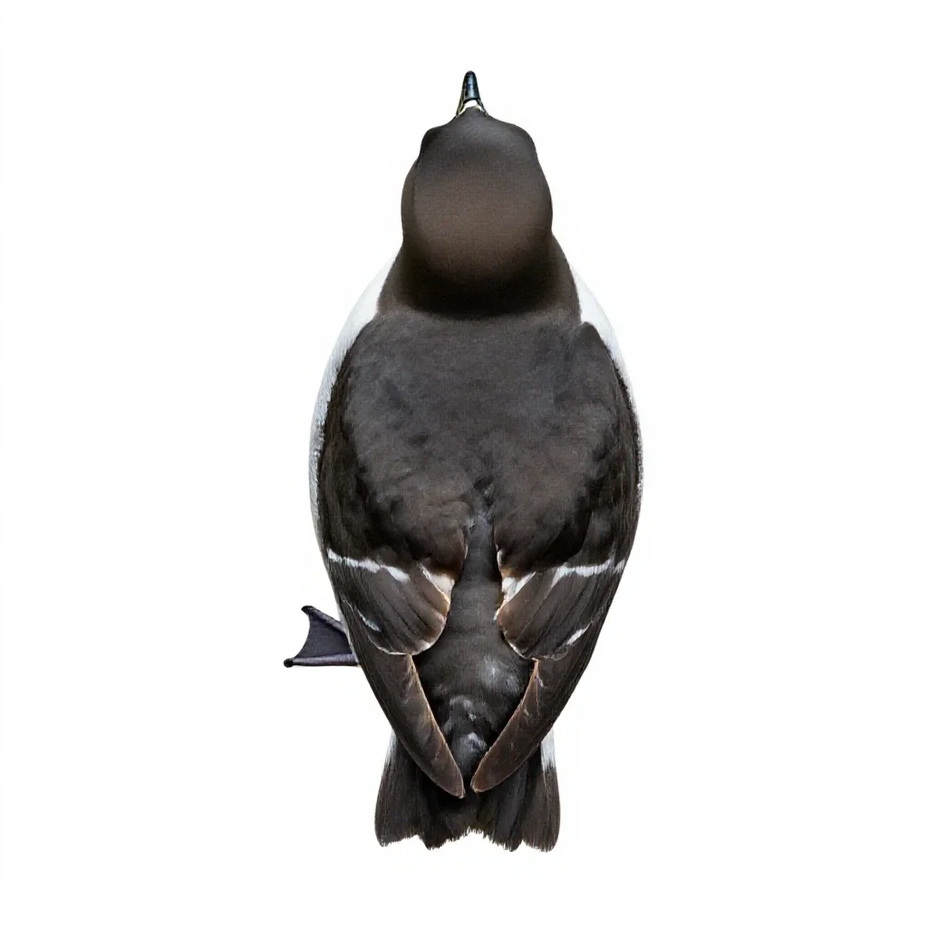 Storm petrel isolated on a white background