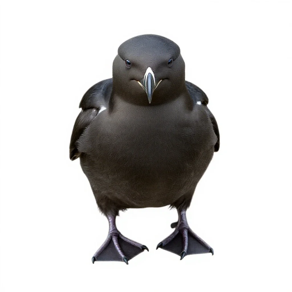 Stormy petrel isolated on a white background