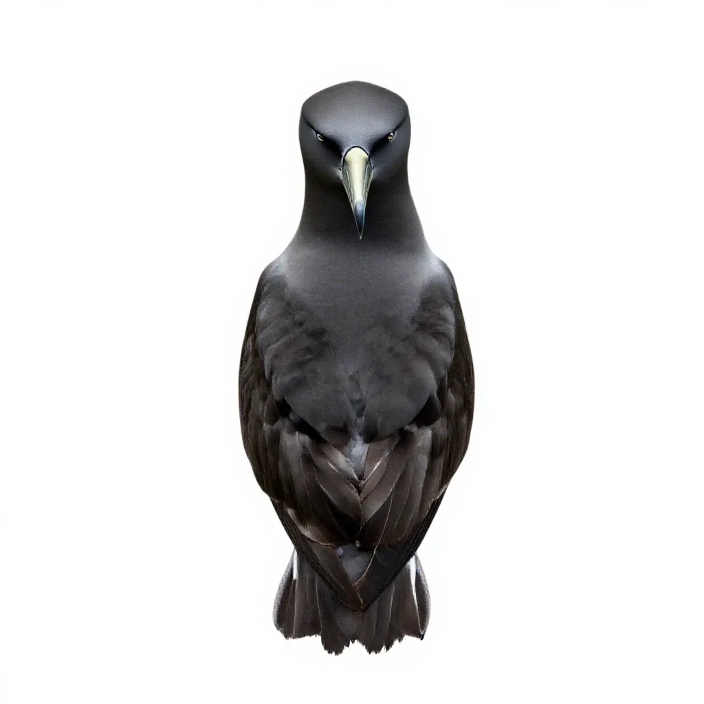 Wandering albatross isolated on a white background