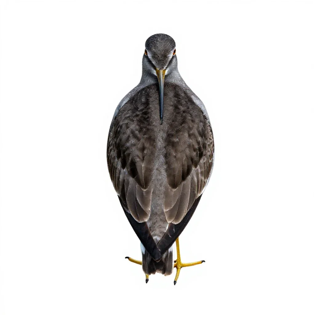 Yellowlegs isolated on a white background