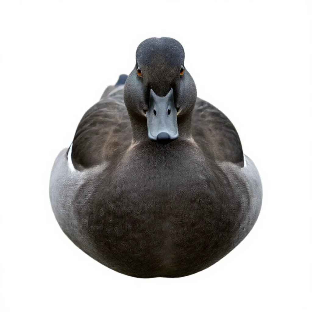 Eider isolated on a white background
