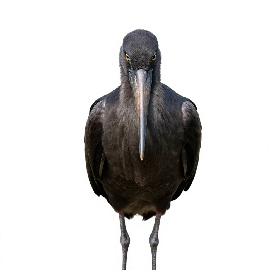 Openbill isolated on a white background