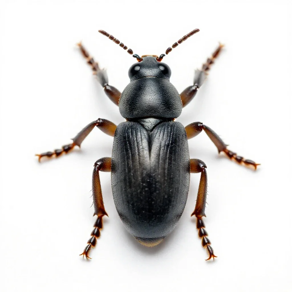Bean weevil isolated on a white background