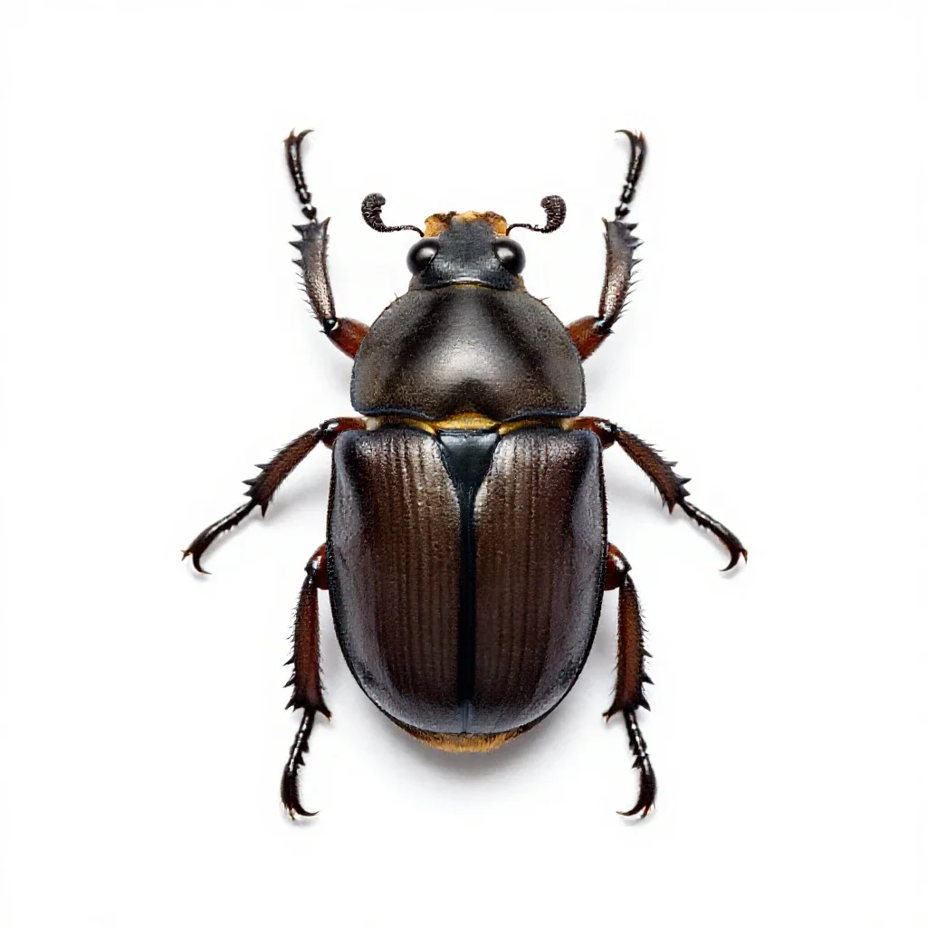 Beetle isolated on a white background