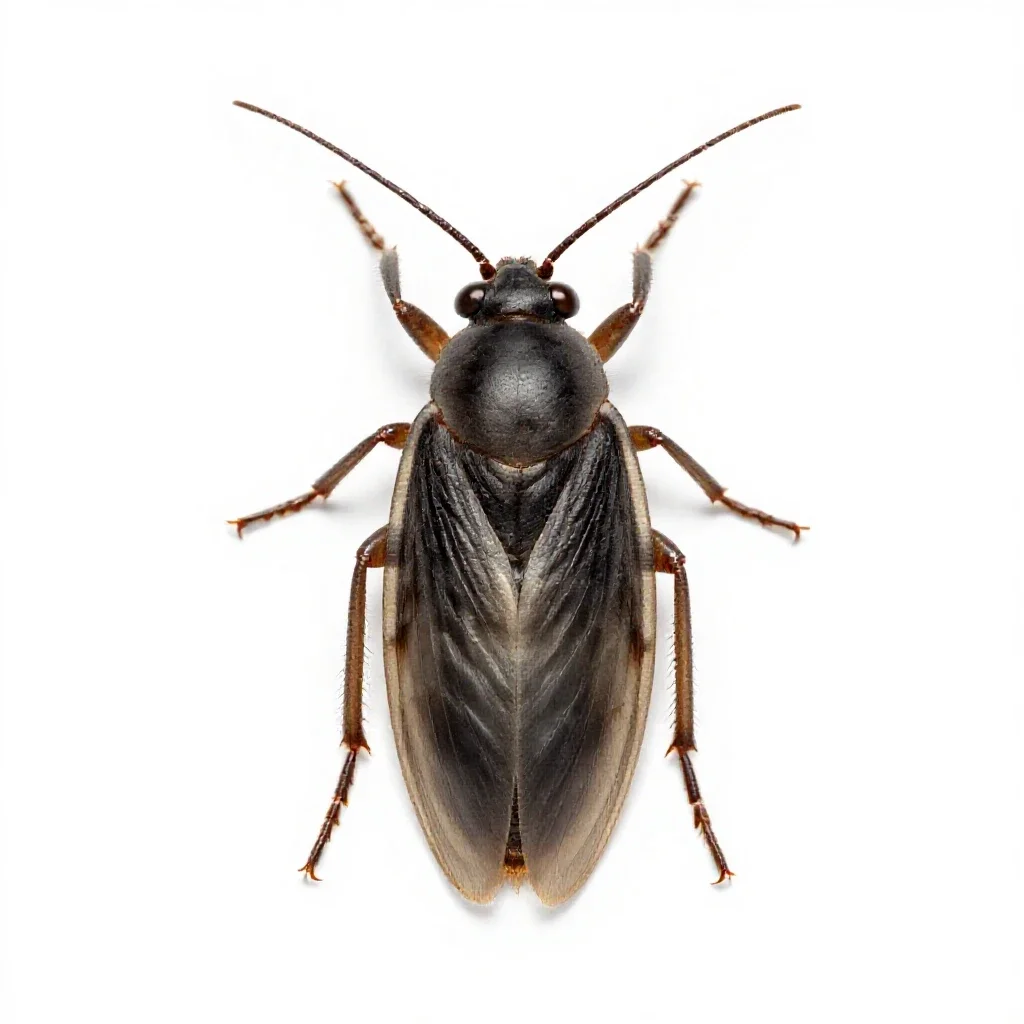 Body louse isolated on a white background