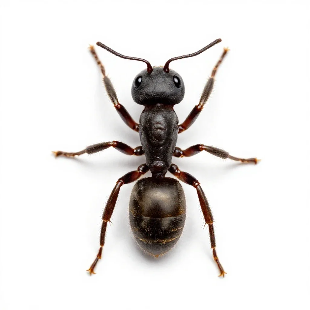 Bulldog ant isolated on a white background
