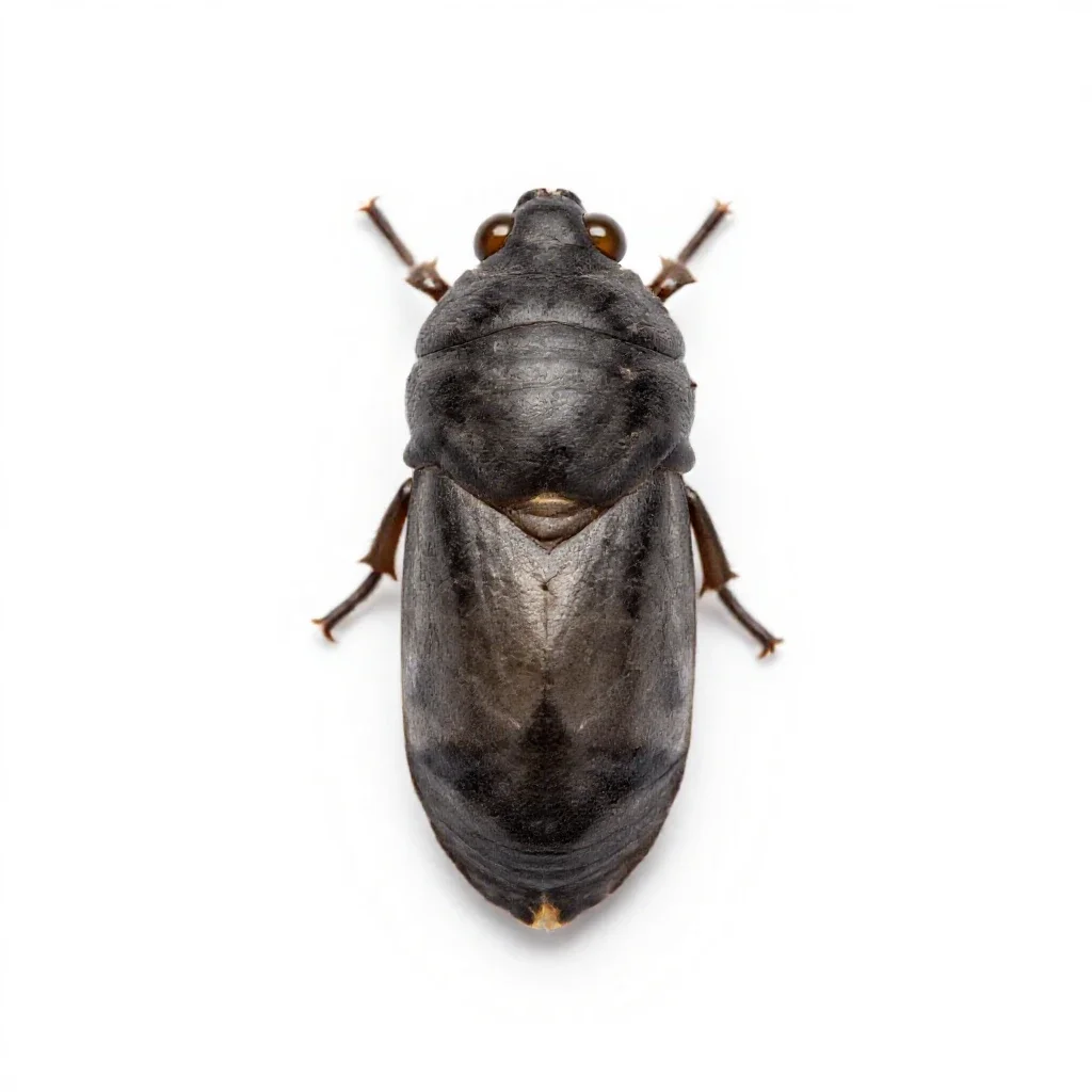 Chrysalis isolated on a white background
