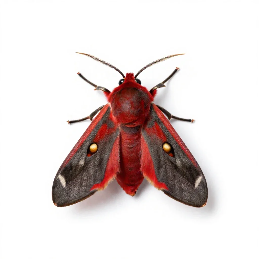 Cinnabar isolated on a white background