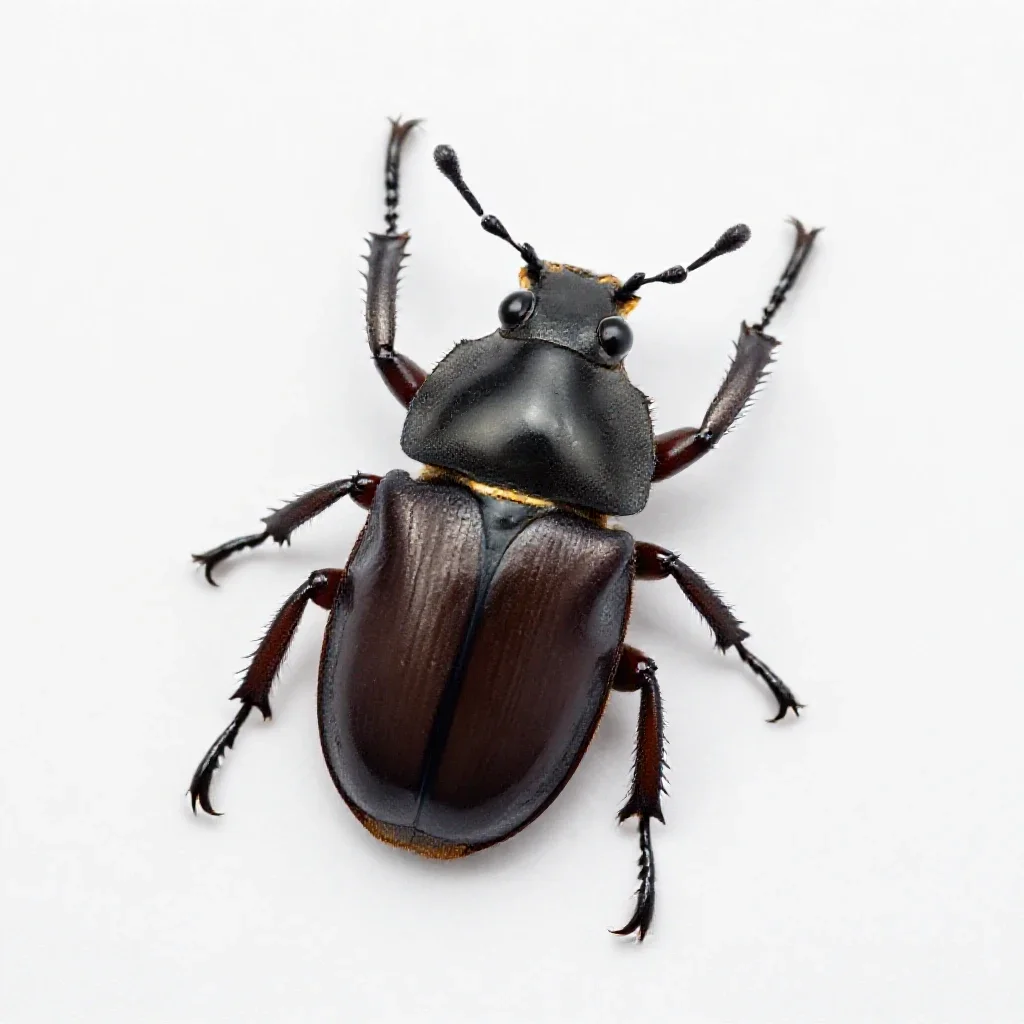 Click beetle isolated on a white background