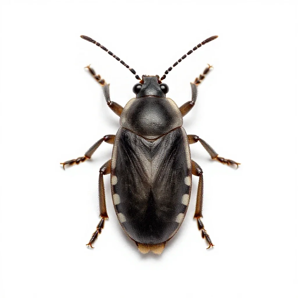 Coccid insect isolated on a white background