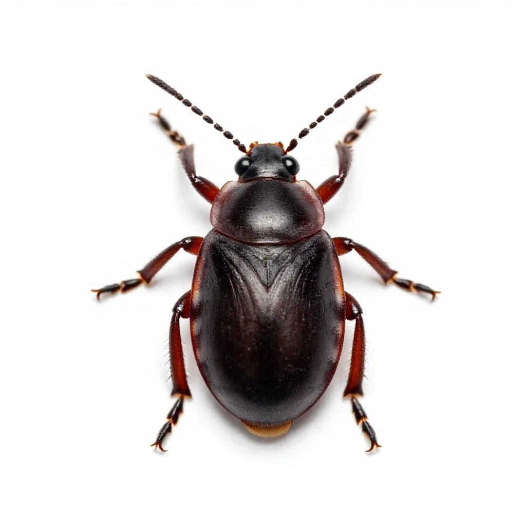 Cochineal insect isolated on a white background