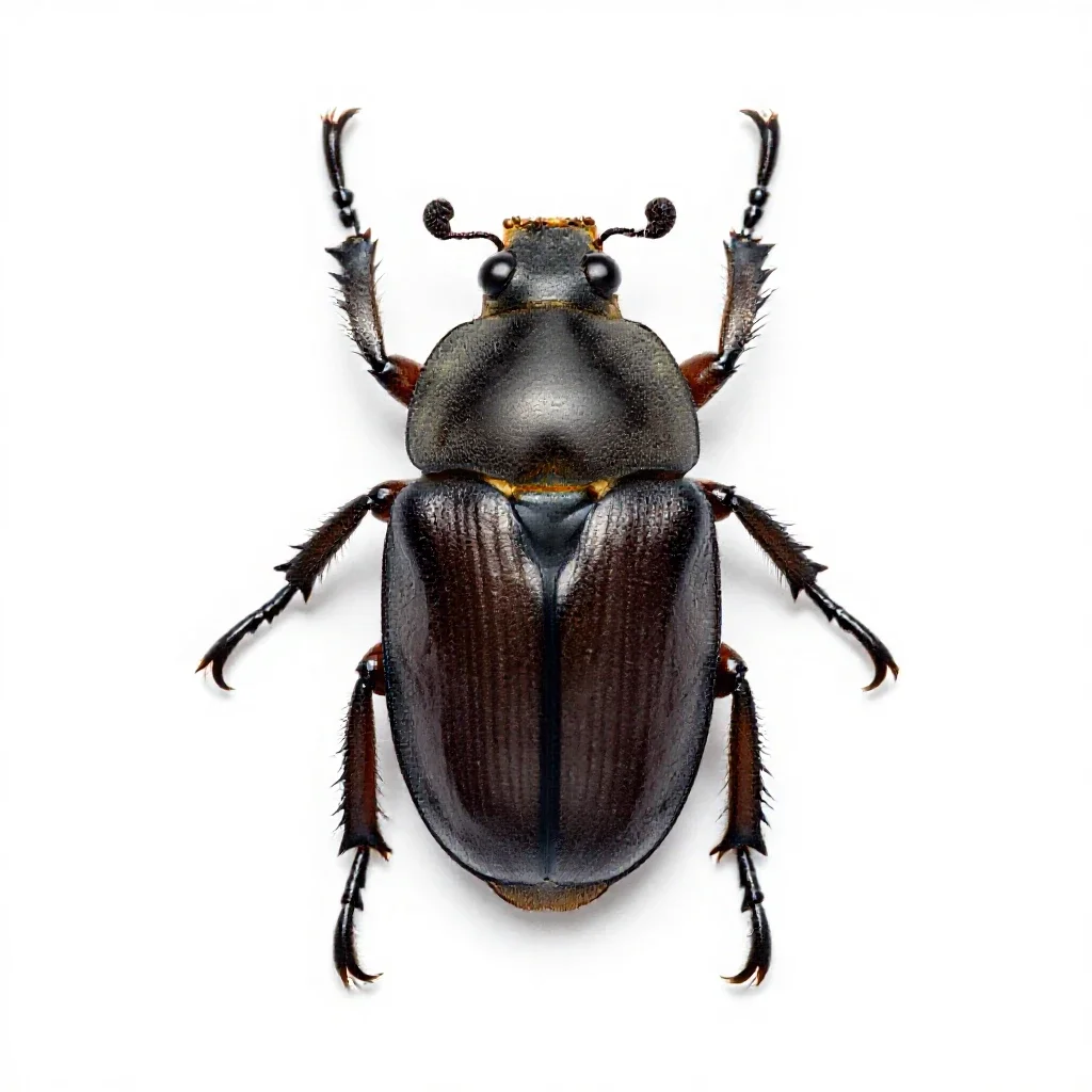 Cockchafer isolated on a white background